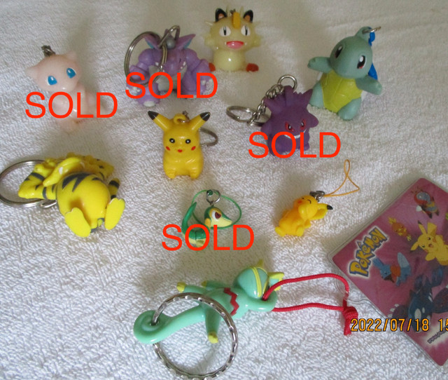 Pokemon Keychains & Some Other Keychains in Toys & Games in Kingston