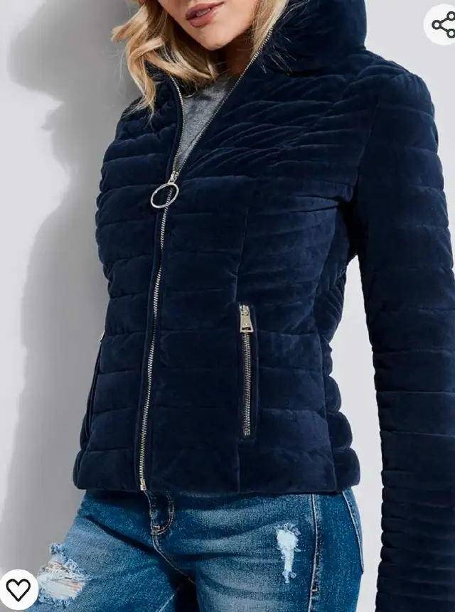 Guess Quilted Blue Jacket62865711498370122