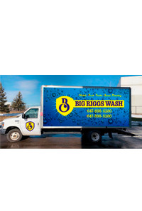 Mobile truck and trailer wash