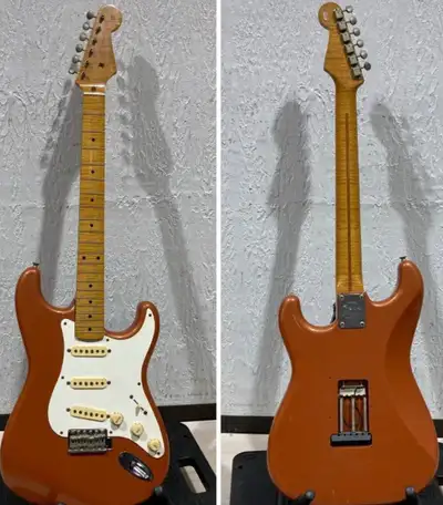 Fender Stratocaster Foto Flame in rare finish MIJ, View more