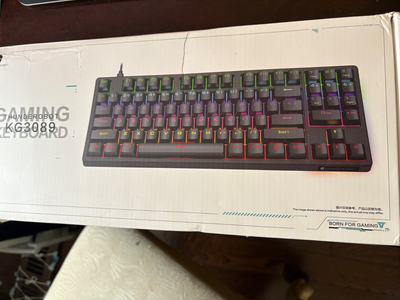 89 Keys gaming keyboard of Mechanical, Model KG3089-Thunderobot, wired , Brand new one. type C /A ca...