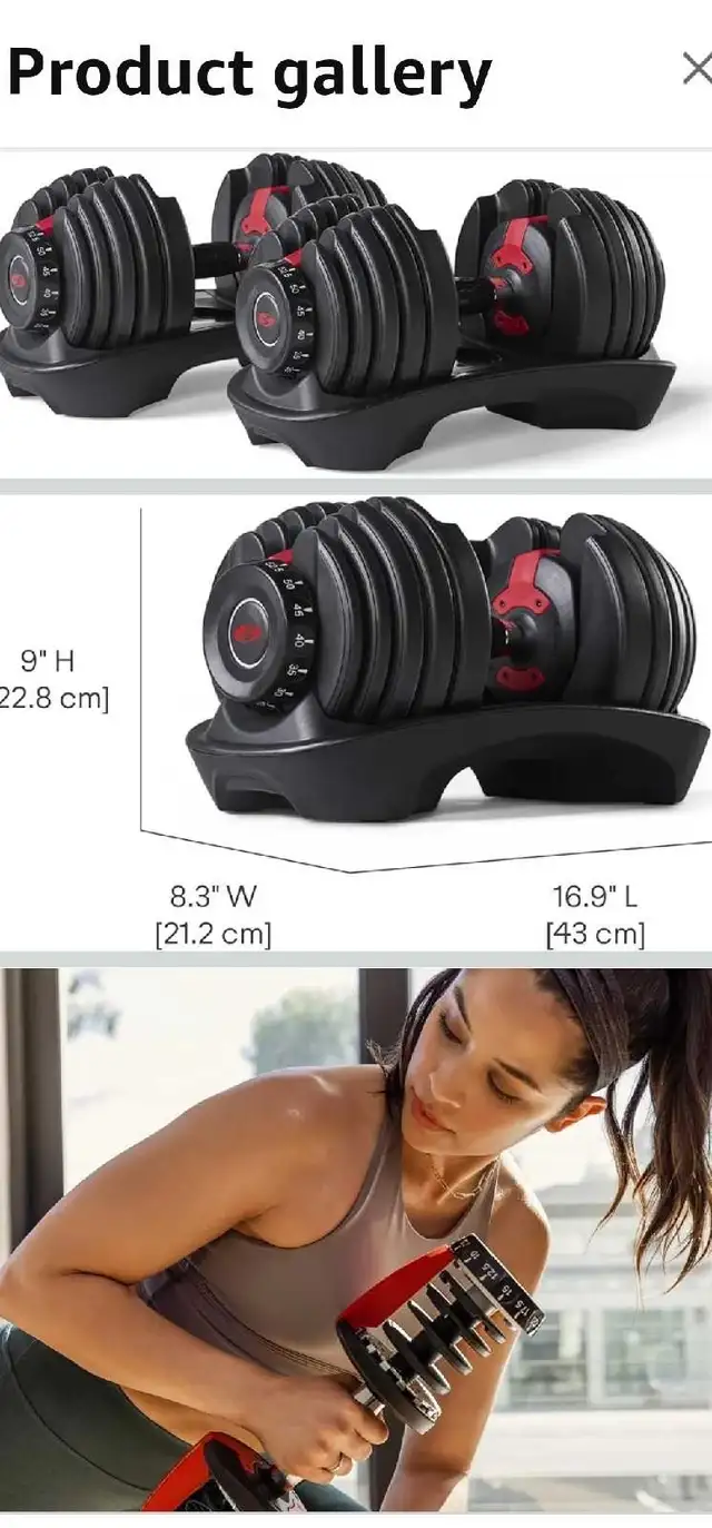 Bowflex adjustable dumbbells65561358199427123