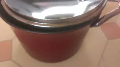 Kitchen cookware, saucepans&pots 1. KitchenAid Porcelain Nonstick Red 2-Quart Straining Saucepan $40...