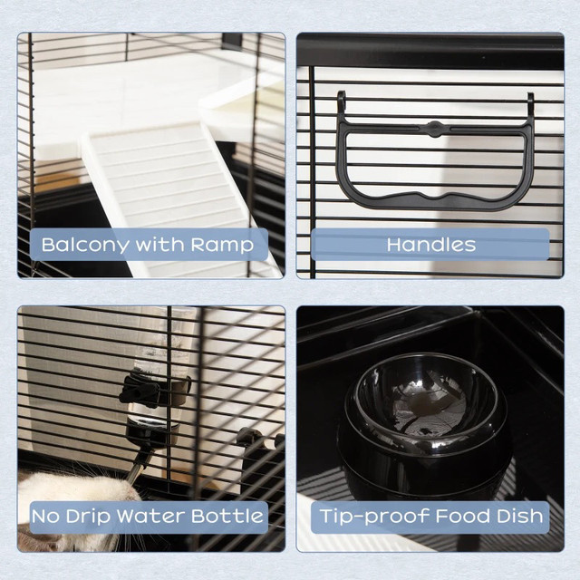 3-tier Hamster Cage, Guinea Pig Cage, Pet Chinchillas Play House in Accessories in Markham / York Region - Image 4