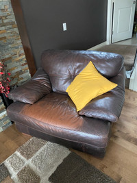 Free Leather Couch and Chair