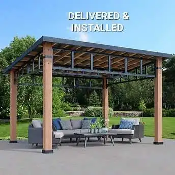 *Installed* 12x14 Contemporary Cedar Gazebo *MANY OPTIONS AVAILA, View more
