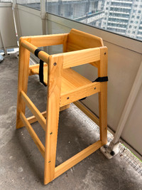 Wooden High Chair for baby