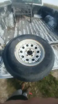 Spare trailer tire 215/75 R14