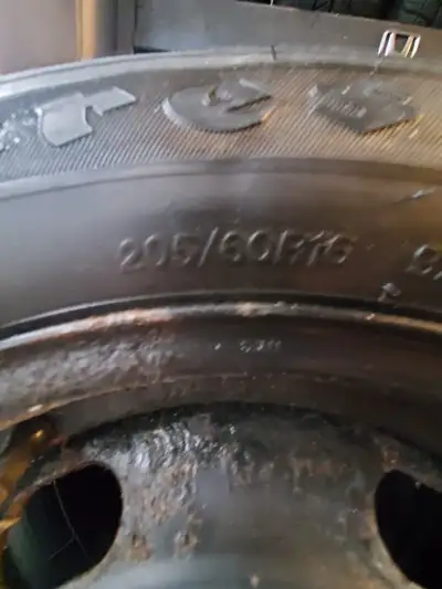 With rims 2 Firestone Winter Force (like new, used 1 season short distances) 2 Uniroyal Tiger Paw 20...