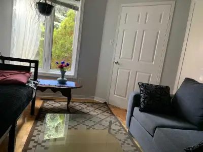 Large fully furnished room in the first floor from August 1. Location Mavis and Rathburn, walking di...