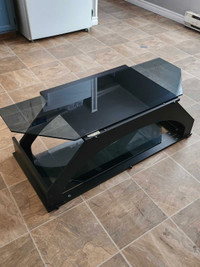 Glass Shelved Television Stand 