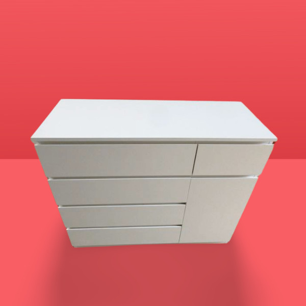 White Dresser+Cabinet IKEA MALM-Like  - BNIB Custom made - in Dressers & Wardrobes in Mississauga / Peel Region - Image 3