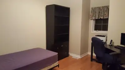 Private furnished bedroom with ensuite bathroom in an all-female townhouse. We are looking for a cle...