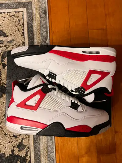 Jordan 4 red cement size 10.5, View more