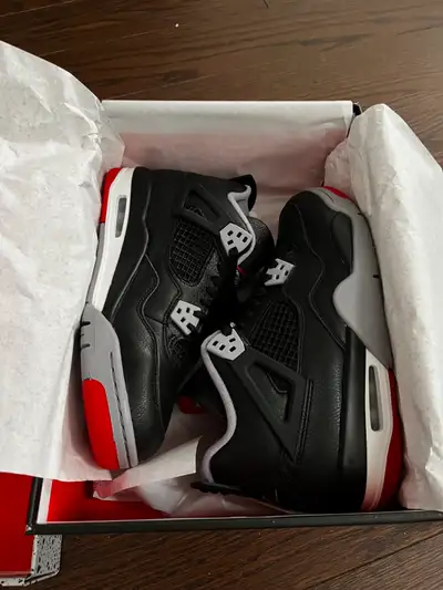 Jordan 4 bred reimagined Shoe SIZE 6.5 youth male (BRAND NEW) $220
