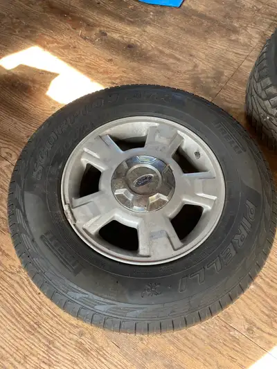 265/70R 17 tires on rims-came off 2014 ford F150