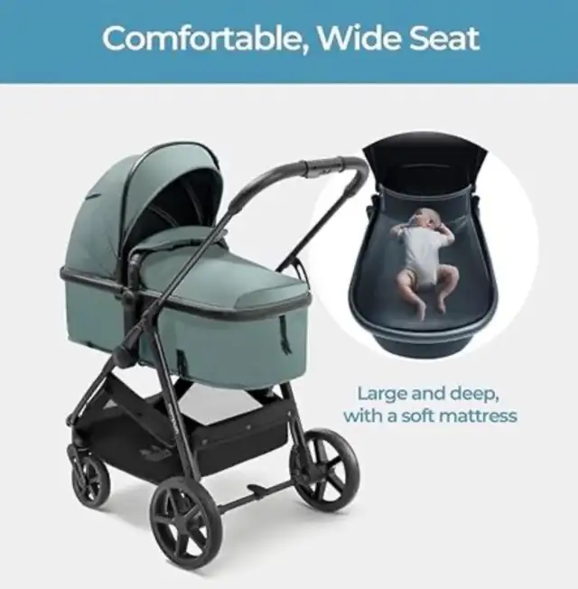 Mompush® Wiz 2- in - 1 Convertible Baby Stroller in Strollers, Carriers & Car Seats in Hamilton - Image 8
