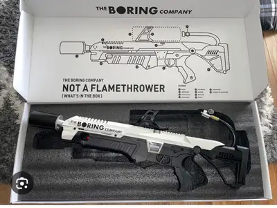 The Boring Company "Not A Flamethrower", View more