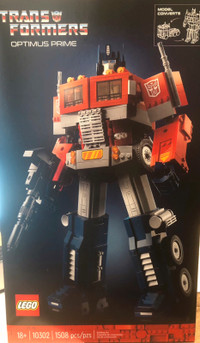 Lego transformers optimus prime  10302