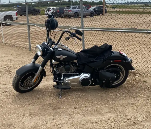 2011 Harley Davidson Fatboy Lo in Street, Cruisers & Choppers in Edmonton - Image 3