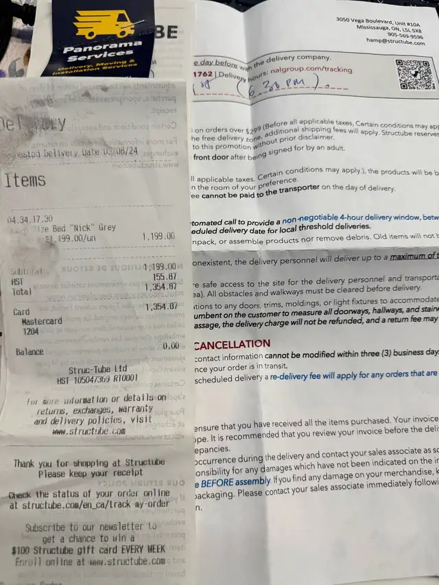 STRUCTUBE Queen-size bed frame in Beds & Mattresses in Oakville / Halton Region - Image 7