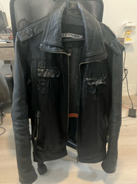 Superdry - Leather Jacket - Medium