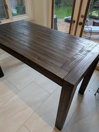 Rustic Wood Dining Table counter height , View more