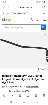 Looking For Edge Trem Arm