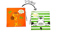 Flap Jack Kids Reversible Swim Bags Giraffe / Zebra Stock# 9354