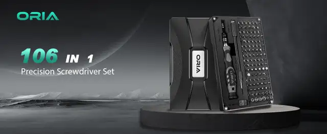 Precision Screwdriver Set ORIA 106 Bits Tools CRV Steel 9 types in Hand Tools in City of Toronto - Image 7