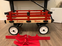 Red Wooden Wagon 