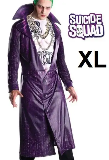 Joker Costume Suicide Squad Size XL, View more