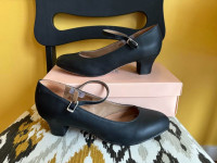 Bloch Black Character Shoes 8 1/2