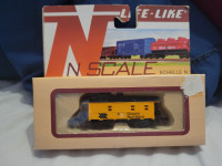 N Scale train Ontario Northland caboose