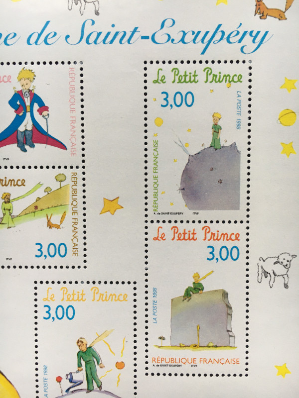 TIMBRES FEUILLET, FRANCE 1998, LE PETIT PRINCE. dans Art et objets de collection  à Longueuil/Rive Sud - Image 3