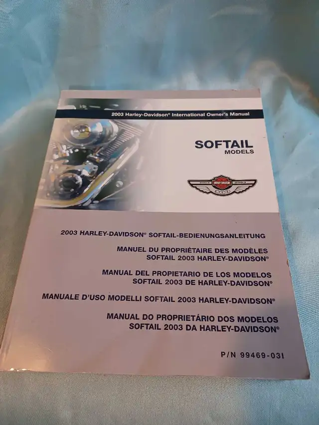 2003 Harley Davidson Softails owners manual in Non-fiction in Calgary - Image 2