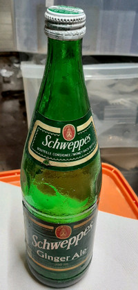 Bouteille Soda Schweppes Ginger Ale 750ml Bouchon