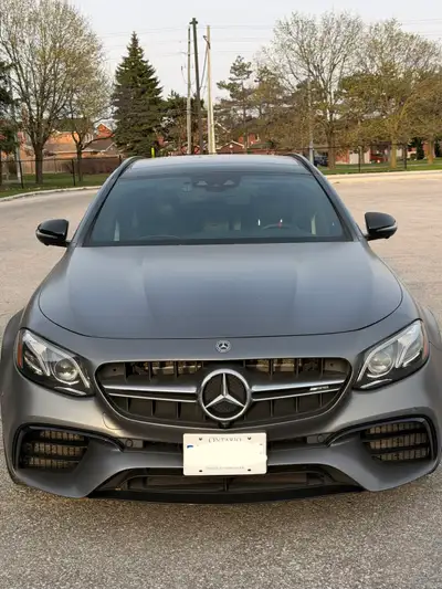 2018 Mercedes-Benz E63S AMG Wagon in Magno Grey with PPF Canadian/Ontario car Clean CarFax, no accid...