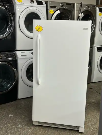 Frigidaire upright freezer 3 years old., View more