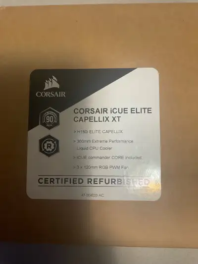 Corsair iCUE ELITE CAPELLIX XT  Liquid CPU Cooler, View more