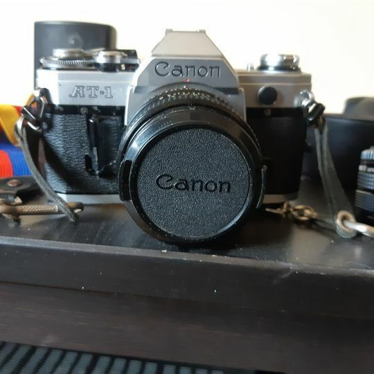 Canon AT-1 Camera and Lenses in Cameras & Camcorders in Norfolk County