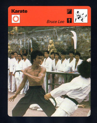 1977-79 Sportscaster Card BRUCE LEE JAPON