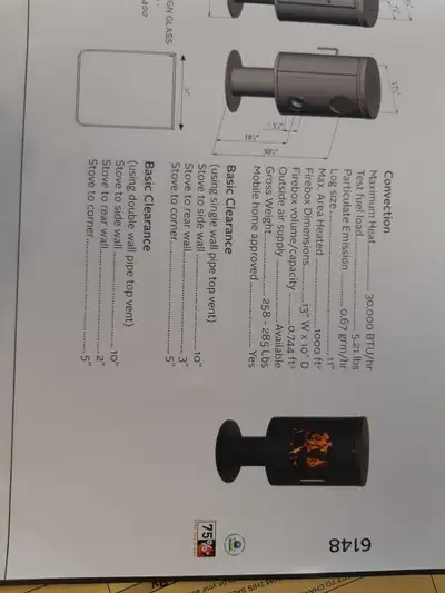 Morso wood stove, View more