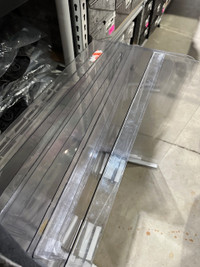 Clear Plexi glass shields, barriers