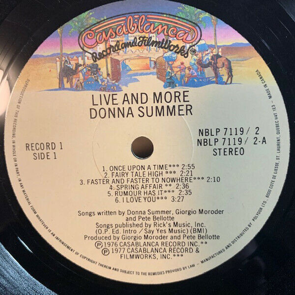 Donna Summer - "Live And More" Original 1978 2 Vinyl LP Set in Arts & Collectibles in Ottawa - Image 4
