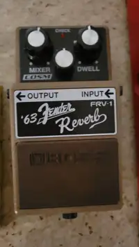 Boss FRV-1  '63 Fender Reverb pedal - (MIT)