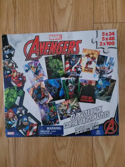 Marvel Avengers 12 puzzle pack Finch-Yonge, View more