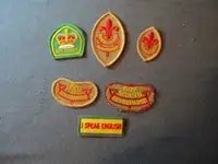 COLLECTION OF 6 BOY SCOUTS PATCHES-BE PREPARED-1970/80'S-VINTAGE