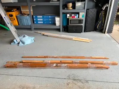 2 1/4” standard oak baseboards. Home Reno’s from basement/upper, View more
