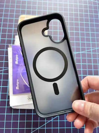 iPhone 16 Case with 2X HD Screen Protectors & 1X Lens Protector, View more